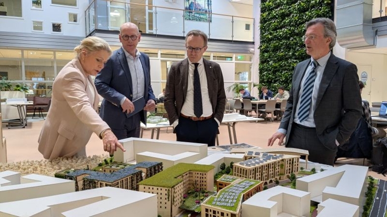 Voorzitter BouwendNL bezoekt HAN Academie BE