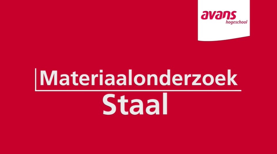 Materiaalonderzoek staal